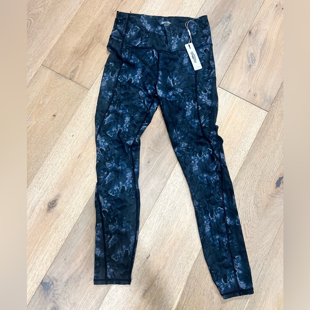 Black designed Leggings